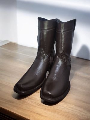 Bota en piel de venado