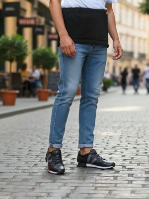 Tenis en piel de avestruz